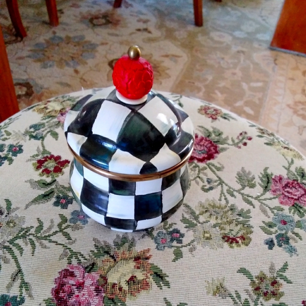 Mackenzie Childs sugar bowl